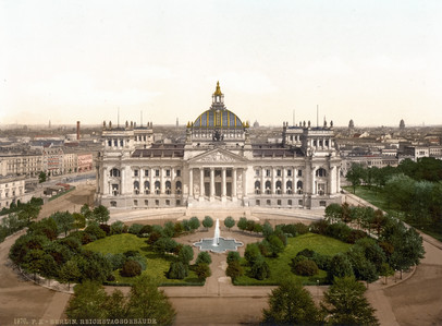 Reichstagsgebäude 1870 