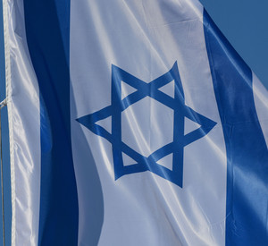 Israelische Fahne.