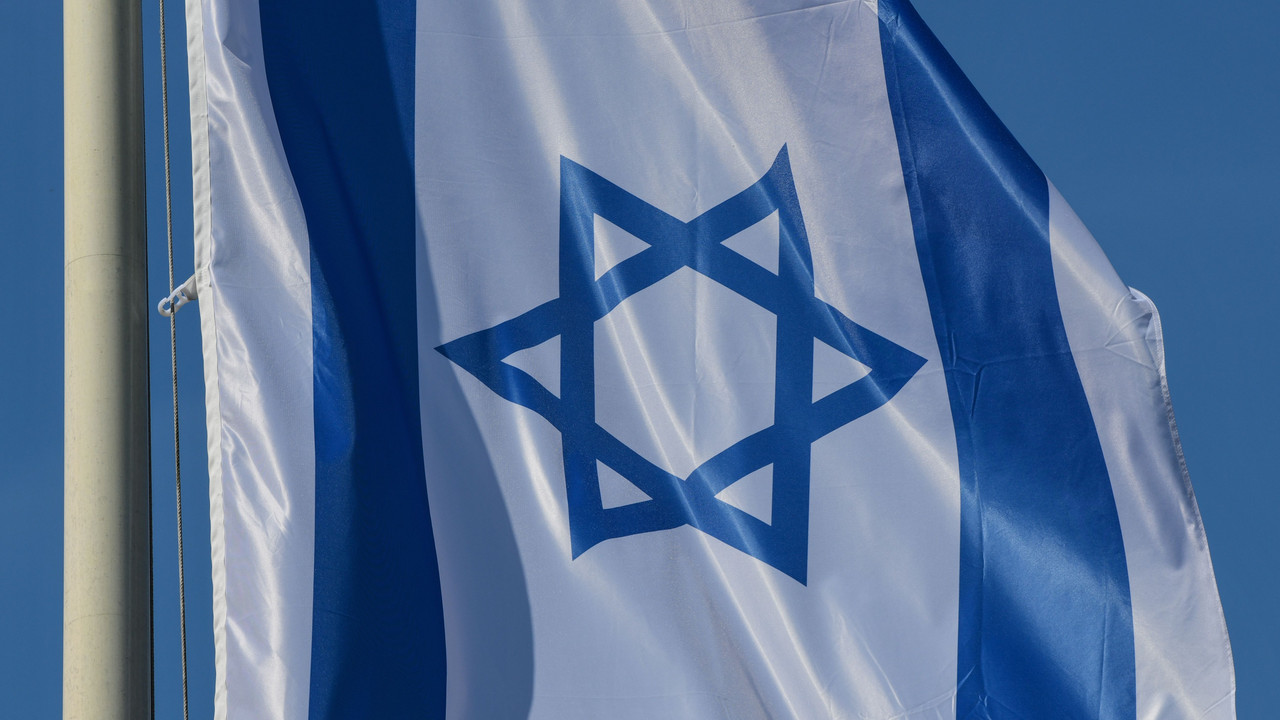 Israelische Fahne.