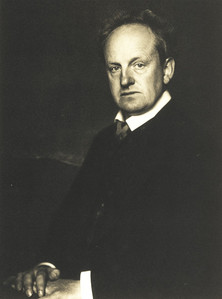 Portrait des Schriftstellers Gerhard Hauptmann, 1914 aufgenommen von Nicola Perscheid 