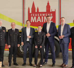 Auftakt zu "Respekt. Bitte!" bei der Feuerwehr in Mainz.