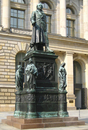 Stein-Denkmal vor dem Berliner Abgeordnetenhaus 