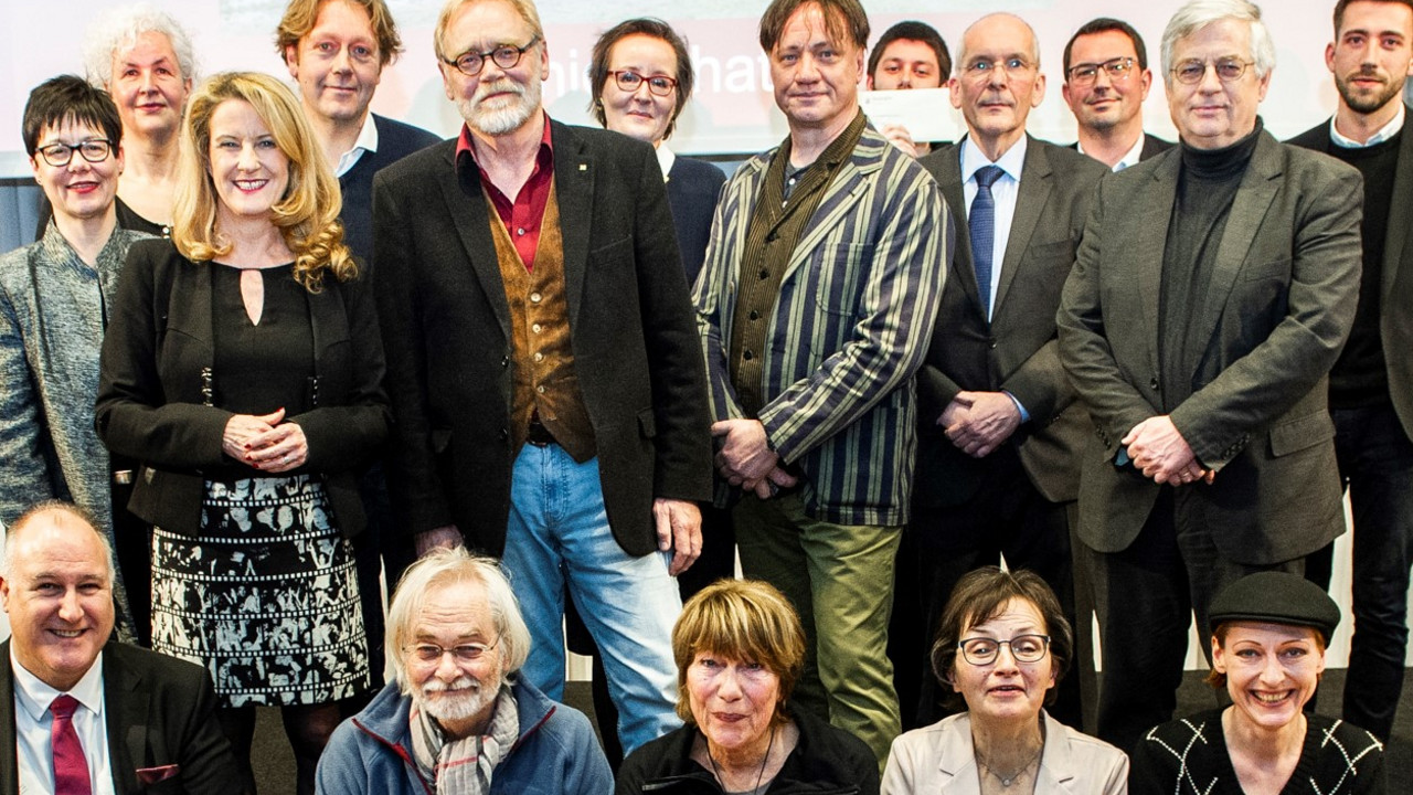 Preisverleihung der Rückblende 2018, dem deutschen Preis für politische Fotografie und Karikatur, am 28.01.2019 in der Landesvertretung Rheinland-Pfalz in Berlin. Foto: Anikka Bauer