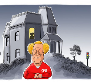 1. Preis Karikatur der Rückblende 2021; Bild: Heiko Sakurai