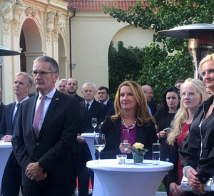 Empfang in der deutschen Botschaft in Prag