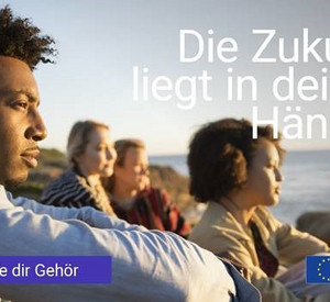 Plakat der Konferenz für die Zukunft Europas